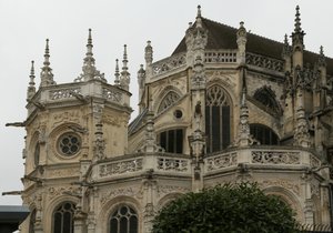 East end of the church by Hector Sohier
